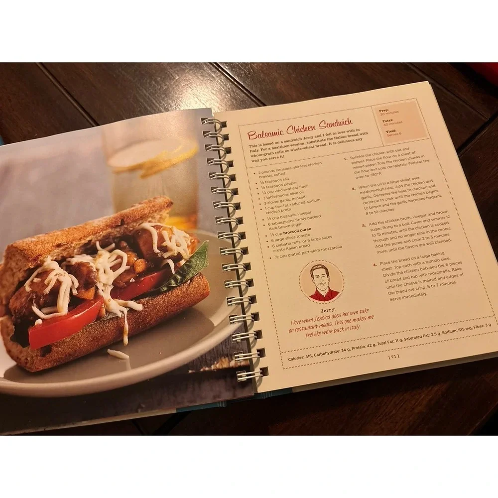 Double Delicious Cookbook Healthy Family Recipes‎ Spiral Hardcover